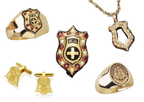 Various pieces of KA jewelry