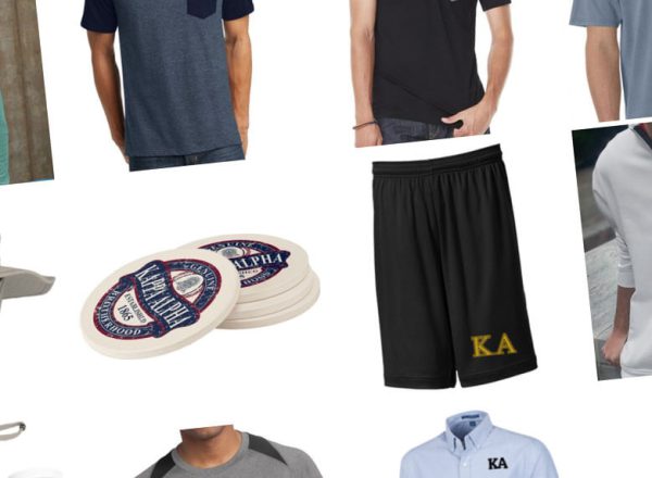 Various KA merchandise and clothing for sale