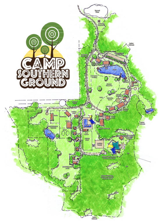 Camp Southern Ground map