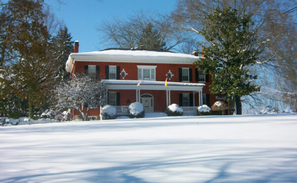 Mulberry Hill during a recent winter snow