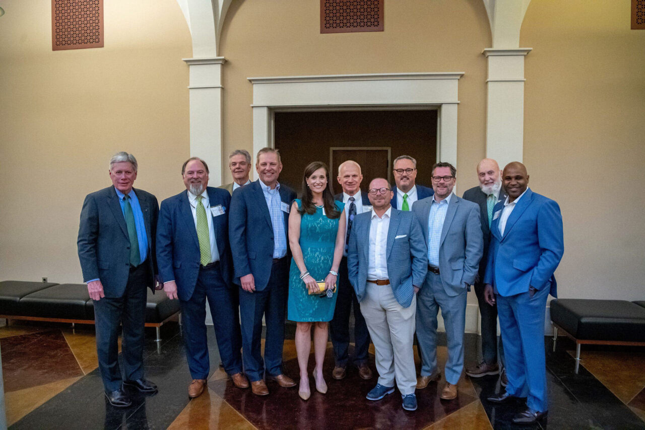 Past presidents of the National Alumni Association attended the inaugural Past Presidents Dinner.