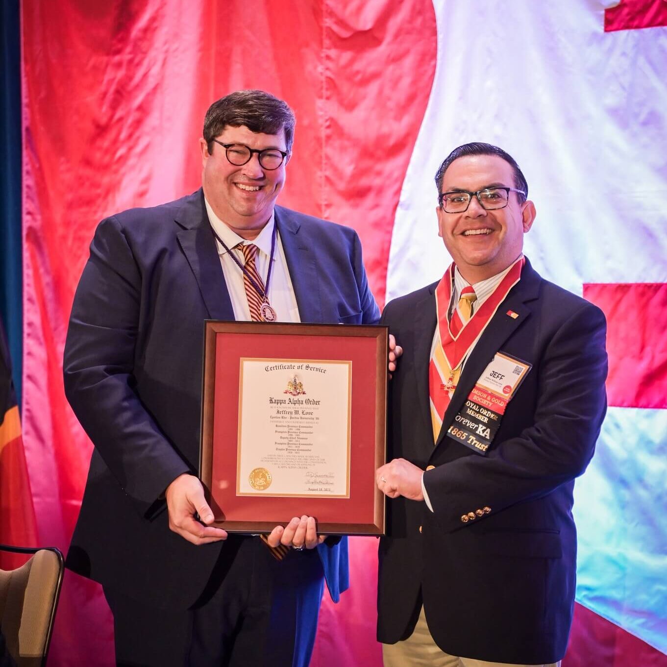 Purdue Alumnus Recognized for Service to the Order - Kappa Alpha Order