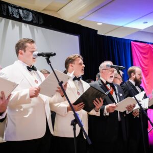 brothers singing in the KA chorus