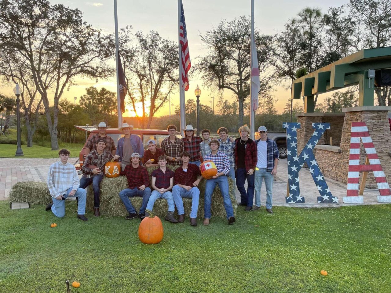 KA group with pumpkins