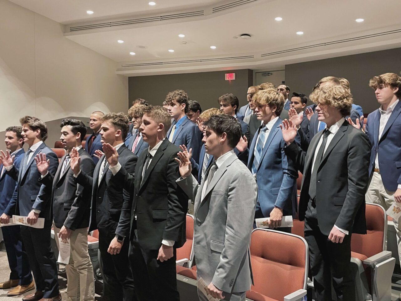 Members taking oath