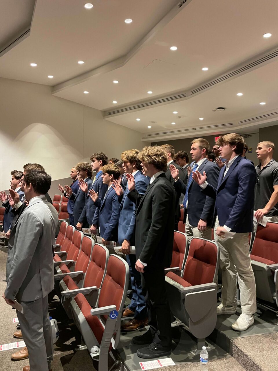 members taking oath