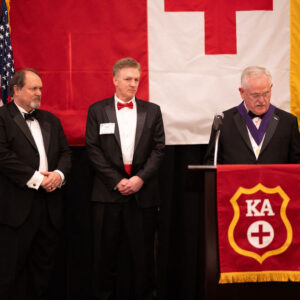 Dwain Knight, Dan McAfee, and Former Knight Commander Duncan