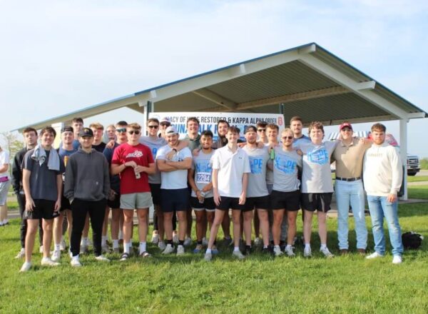 group photo of undergraduate KA brothers
