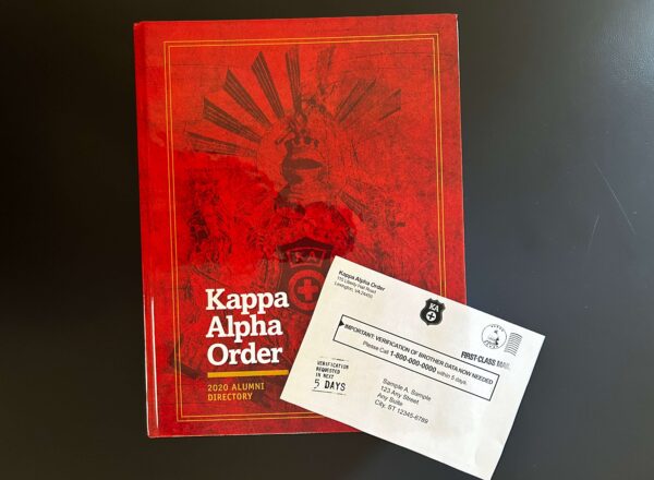 directory and postcard