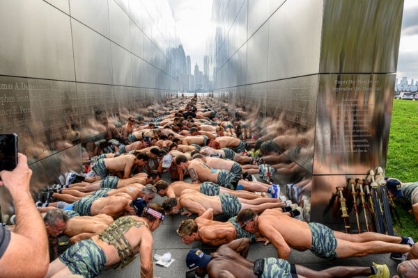 men doing pushups